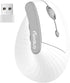 FOPATO Ergonomic Vertical Mouse,Wireless Bluetooth 5.0 and 2.4G Mouse,Silent Click,60% Reduced Wrist Pressure,3