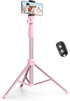 SENSYNE 72" Phone Tripod & Selfie Stick, Extendable Cell Phone Tripod Stand with Wireless Remote and Phone Holder,