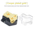 2 Way Power Distribution Block, 0/2/4 AWG Gauge In, 4/8/10 Gauge Out for Car Audio Stereo Amp