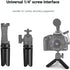 Generic 1/4" Mini Tripod Compact Desktop Stand with Screw Interface, Non-Slip Rubber Feet, Lightweight & Portable
