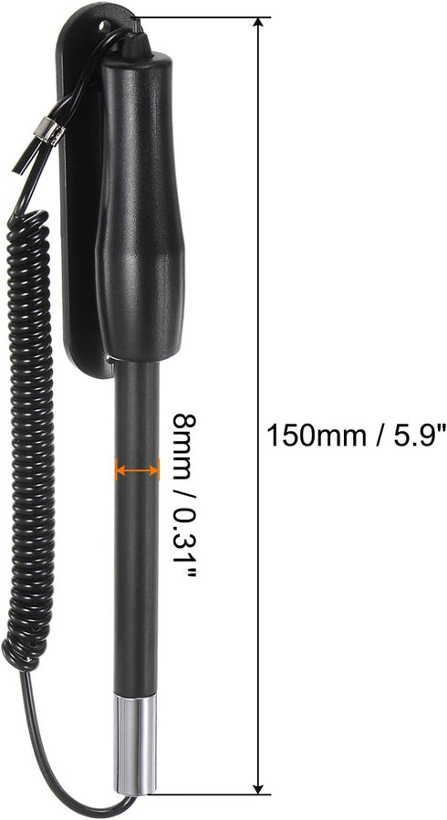 MECCANIXITY Stylus Pens for Resistive Touch Screens Spring Universal Resistance Capacitive Stylus Pen for Car Navigation GPS POS, Black
