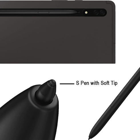 Galaxy Tab S9 S Pen (With Bluetooth, 4096 Pressure Sensor) Compatible with Tab S9, S9 Plus, S9 Ultra 2023 (Black)