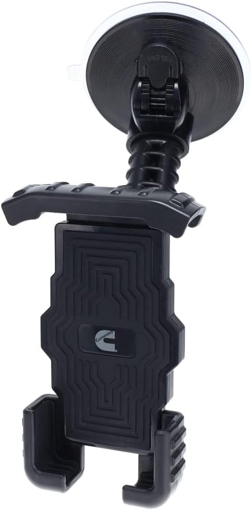 Cummins Windshield Phone Mount CMNWSPH, Suction Cup Phone Holder for Car or Truck Window or Dash, Universal Fit, Black