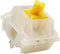 DRAOZA Gateron Milky Yellow Pro, 5 Pin Switches Pre-Lubed for MX Mechanical Gaming Keyboard (36pcs Milky Yellow)