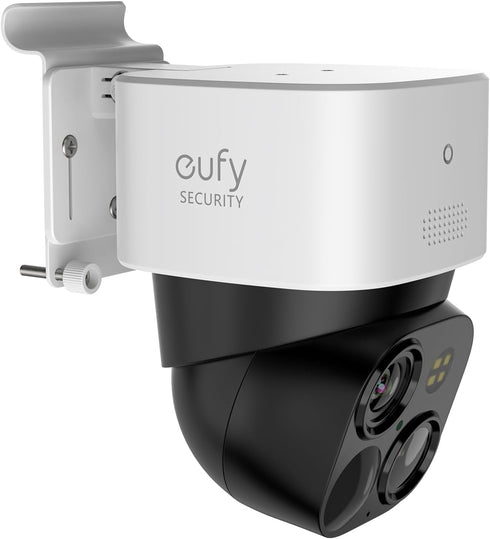 Vinyl Siding Clips Mount Bracket for Eufy SoloCam S340 Solar Security Outdoor Camera (1 Pack, White)
