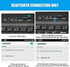 Wireless Bluetooth Keyboard for Phone, Mini Portable Bluetooth Keyboard with A Protective Case, Foldable Keyboard for