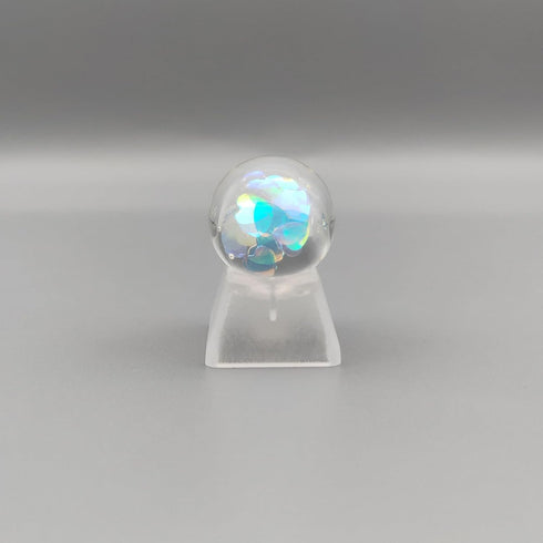 Personalized Handmade Crystal Ball Keycap, OEM Profile, DIY Custom ESC Backlit Keycap for Mechanical Keyboard MX Switch