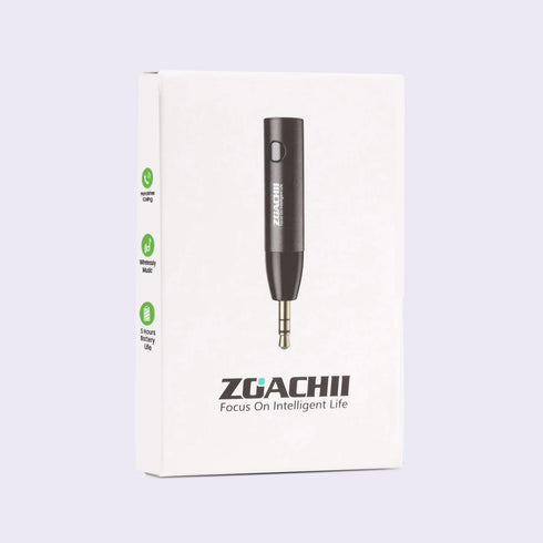 ZOACHII 5.0 3.5mm [1 Bluetooth Aux Adapter for Car, Wireless Bluetooth Audio Receiver with Jack for Vehicle Truck Home