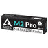 ARCTIC M2 Pro Heatsink Cooler for M.2 2280 SSD, with TP-3 Thermal Pads, Compatible with PC & Gaming Consoles