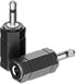 Goupchn 3.5mm Mono to Stereo Adapters, 2 Pack, 1/8" Mono Male Plug to TRS Stereo Female Jack