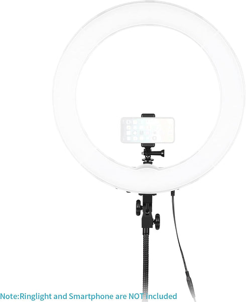 NEEWER Phone Holder / Hot Shoe Mount Adapter Kit for GoPro Hero, DJI OSMO, iPhone13 Pro Max, DSLR