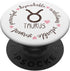 Taurus Description Apparel, Funny Zodiac Sign Gift for Men and Women, PopSockets Standard PopGrip