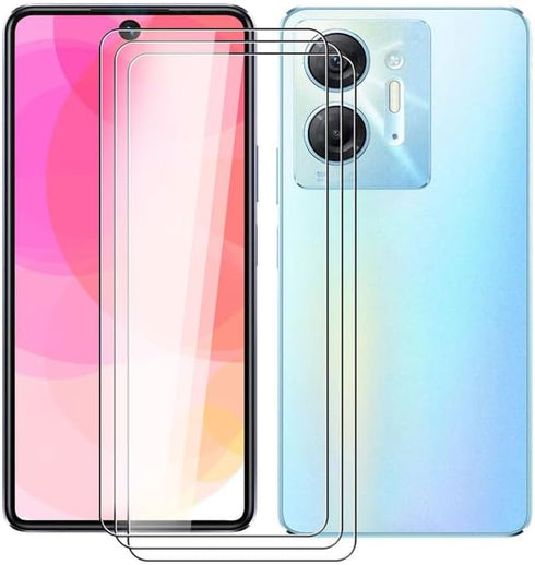 3 Pack Screen Protector for Infinix Hot 30 5G 6.78inch, 9H Hardness - HD, 2.5D Edge, Bubble Free, Scratch Resistant