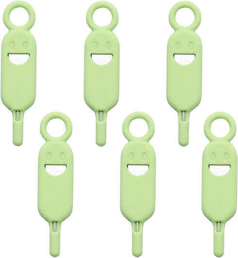 Lilaly 6 Pcs SIM Card Removal Tool SIM Ejector Pin and Card