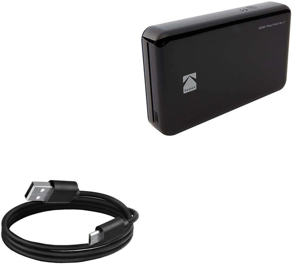 BoxWave Cable Compatible with Kodak Mini 2 Instant Photo Printer, Durable Charge and Sync