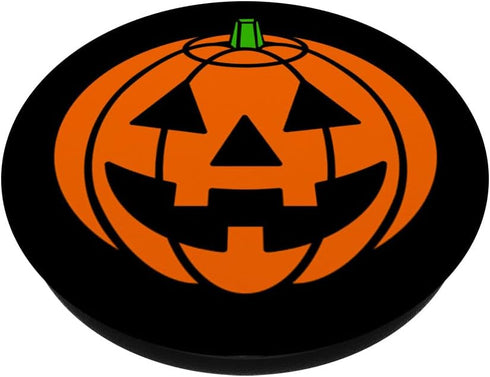 Spooky Retro Jack-O-Lantern Cute Halloween Pumpkin Vintage PopSockets Standard PopGrip