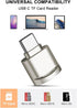 Mepsies 17/16/15, Micro SD Card Reader, USB C to SD Card Reader, Type C TF Memory Card Reader with USB C to USB