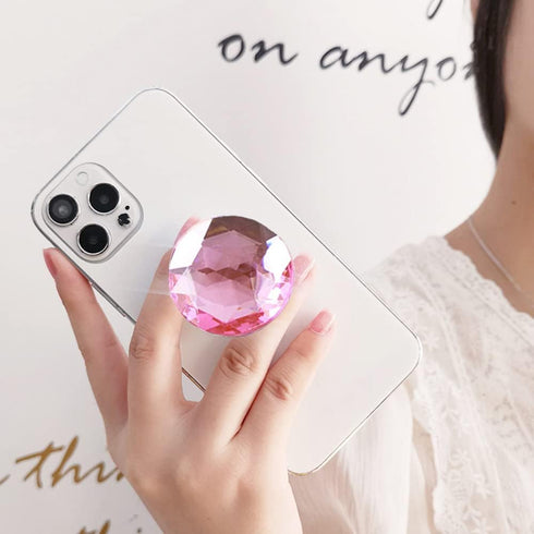ZOSTLAND Bling Bling Crystal Phone Ring, Universal 360° Adjustable Finger Grip Stand Holder for iPhone 15 14 13 12 11