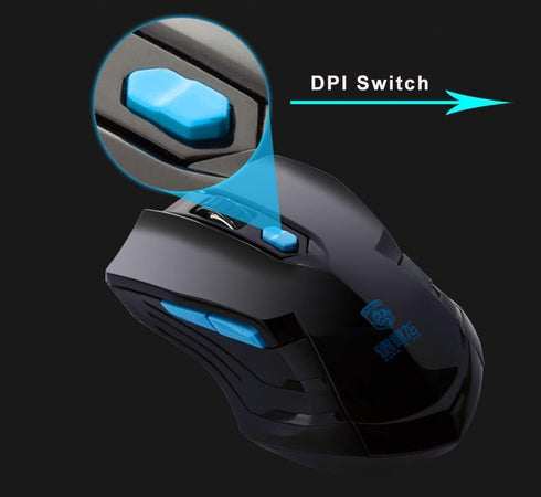 Soke-Six Keyboard Mouse Combos, Waterproof Multimedia 2.4GHz Wireless Gaming Keyboard with Ergonomic Mouse