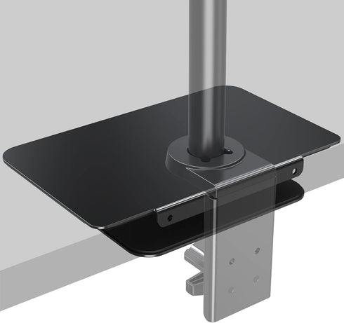 MOUNT PRO Monitor Mount Reinforcement for Thin Desk and Other Fragile Table Tops, Steel Bracket Plate Fits Monitor Arm