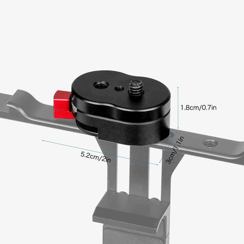 Koolehaoda Mini Quick Release Plate System with 1/4" Screw for Tripod, Gimbal, Monopods, Video Monitors, Magic Arm