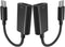 USB C Male to Lightning Female Adapter 2-PACK, USB C to Lightning Headphone Converter for iPhone 15 Series, iPad Pro,