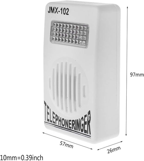 Phone Accessories Telephone Ringer Amplifier Ring Speaker Strobe Light Flasher Bell Extra-Loud Sound