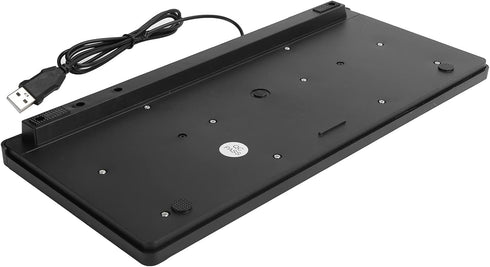 eboxer-1 USB Wired Mini Slim Keyboard, Small Compact Waterproof Business Keyboard for Laptop and Desktop, Plug and Play