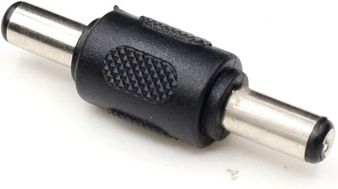 TEZONG 2.1mm X 5.5mm DC Power Adapter Connections, Female to Female Coupler, Male to Male Coupler for LED/CCTV Camera