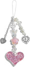 Aesthetic Y2K Pink Phone Charm, Cute Strawberry Star Heart Cell Phone Straps for Women Phone Bag Decor