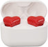 GOWENIC Heart Shaped Earbuds, Cute Girls Wireless Earphones with Built-in Battery, HiFi Stereo Bluetooth for Music