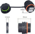 5PCS Panel Mounting Shielded CAT6A RJ45 Waterproof Connector - Cat5/5e/6/6E 8P8C Ethernet LAN Cable Coupler with