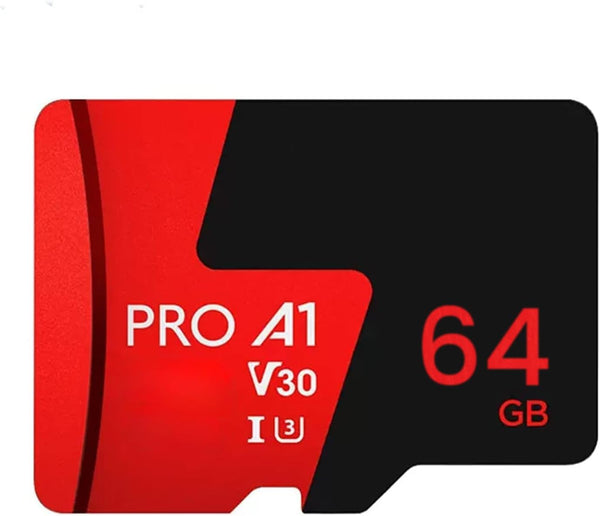 64GB MicroSDXC UHS Flash Memory Card 100MB/s eXFAT Micro SD Card for Full HD 4K Video Recording GoPro, Dash Cam, Action Camera, C10, A1, V30