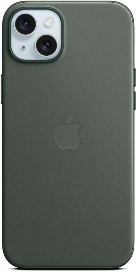 Apple iPhone 15 Plus FineWoven Case with MagSafe - Evergreen - MT4F3ZM/A