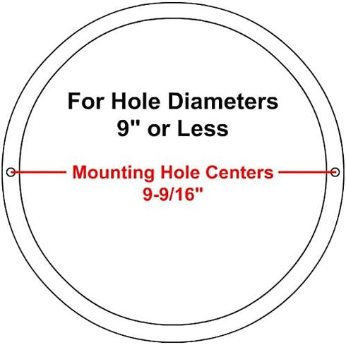 Reliable Hardware Company RH-4002-10-2-A White Universal 10" Surface Mount Speaker Covers, Pair