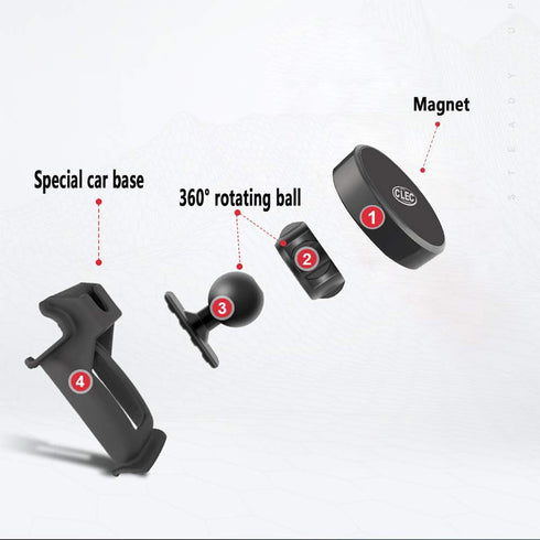 BEERTE Phone Holder for Mazda CX-5 2017-2025, Strong Magnetic Mount for Any Smartphone