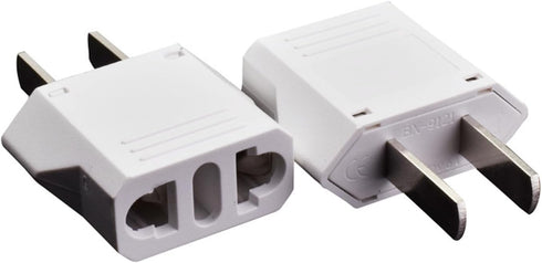 ALINNA 2 Pack 6A 100-250V, GRLRCR US Plug Adapter, EU AU CN to US America Travel Plug Adapter AC Outlet Power