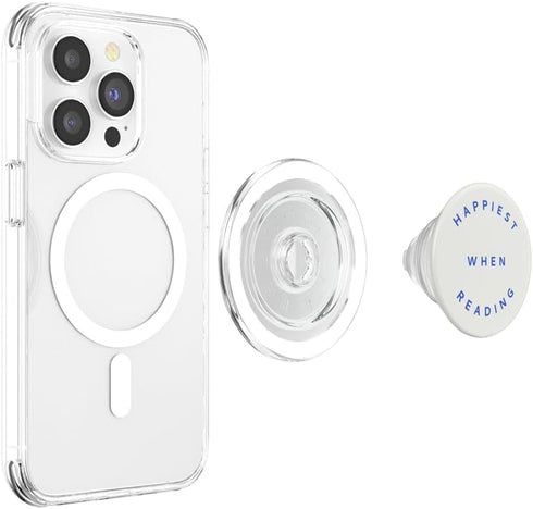 PopSockets Phone Grip - Bookish Type PopGrip for MagSafe