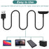 Kissmart Charger for Fitbit Inspire 3, Replacement USB Charging Cable Cord Accessories, 2 Pack, 3.3ft/1m