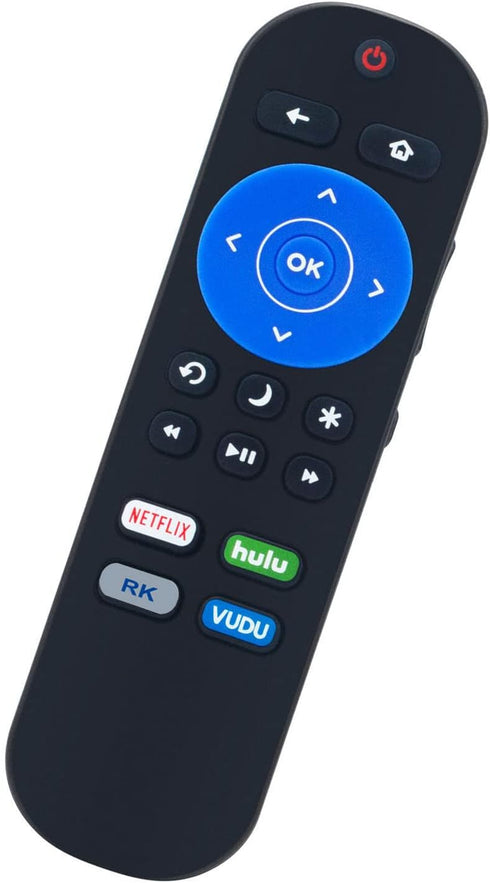 Replacement Remote Control for Onn Roku Smart TV Models 100012584, 1000125850, 100012585, and more