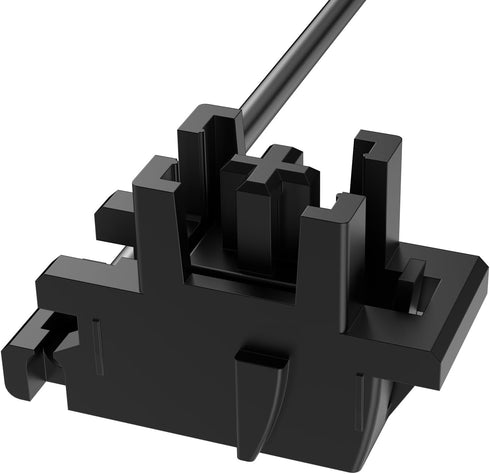 DUROCK Plate Mount Stabilizer V3, Innovative Pre-clipped Stem for Minimum Wire Wobble 2U 6.25U 7U Keyboard Stabilizers (V3 Nero 100% Kit)