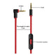 QKIIP Replacement Audio Cable Cord - In-line Microphone and Control for Solo/Studio/Pro Headphones (Black/White)