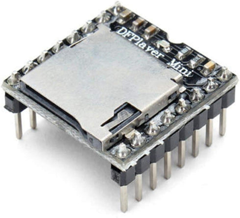 ANMBEST 5PCS YX5200 MP3 MP3 DFPlayer Mini Player Module Voice Decode Board Supporting TF Card U-Disk IO/Serial Port/AD