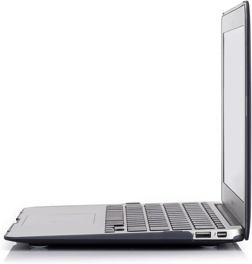 RUBAN MacBook Air 11 Inch Case Model A1370 A1465, Soft Touch Plastic Hard Shell Case Bundle, Black