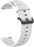 ID208 Plus Smart Watch Bands, Lamshaw Silicone Replacement Soft Wristbands with Stainless Steel Buckle for 1.8" Smart