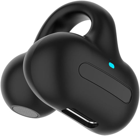 Bluetooth Ear Clip, Single Wireless Ear Bud Clip On, Open Ear Headphone Bluetooth Wireless Headset, Bone Conducting