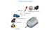 5Pcs 7.2V 13500RPM 0.38A Fielect DC Motor Micro Motor Round Shaft Electric Motor for DIY Airplane RC Boat Toys Model