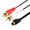 Cmple - S Video Cable 75 ft SVHS 4-PIN Video Cable Mini