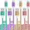 USB C Charger Cable, 4-Pack (3/3/6/6ft) Nylon Braided USB to USB C Cable Compatible with iPhone 15/15 Pro/15 Plus