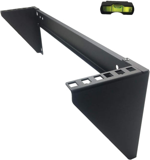 JINGCHENGMEI 19 Inch 2U Heavy Duty Vertical Wall Mountable Rack and 125 lb